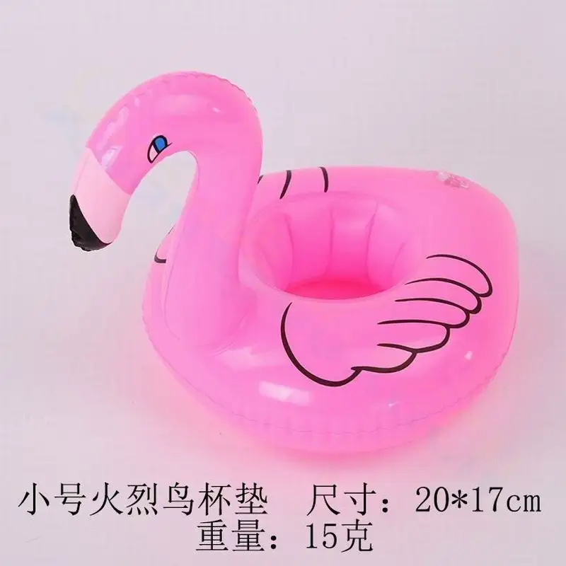 flamant rose gonflable piscine